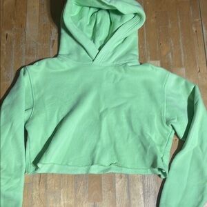 TNA Fresh Lime cropped Hoodie